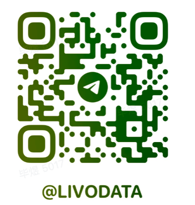 Telegram QR code for @LivoData